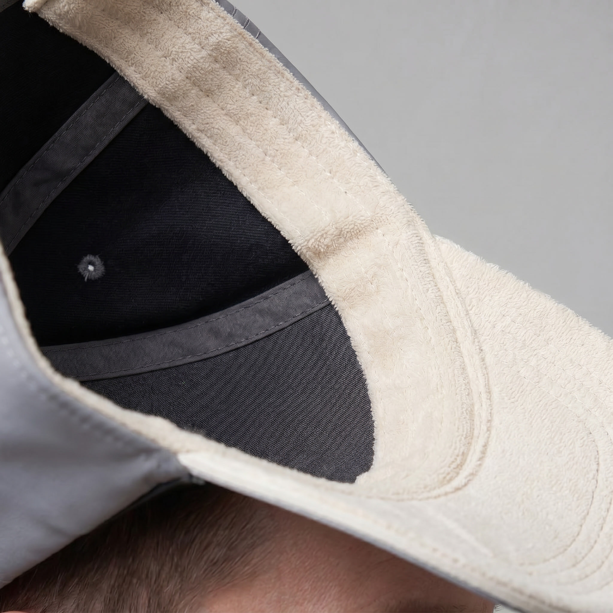 Men's Two Tone Baseball Cap Contrast Trim Adjustable