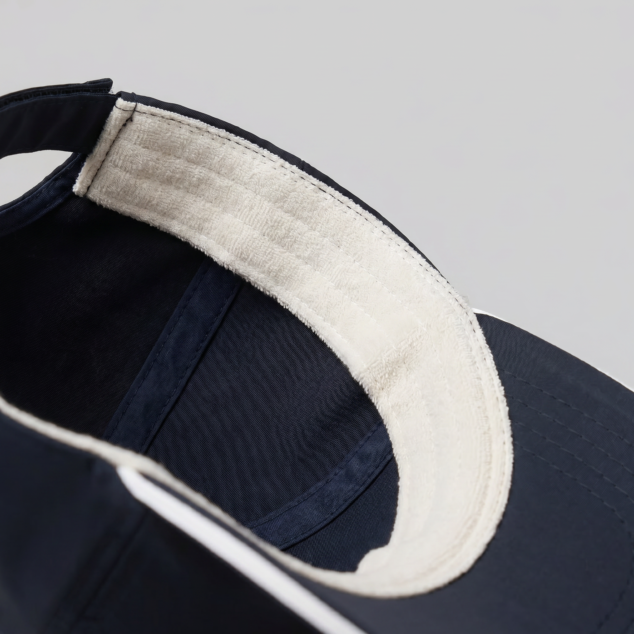 Men's Two Tone Baseball Cap Contrast Trim Adjustable