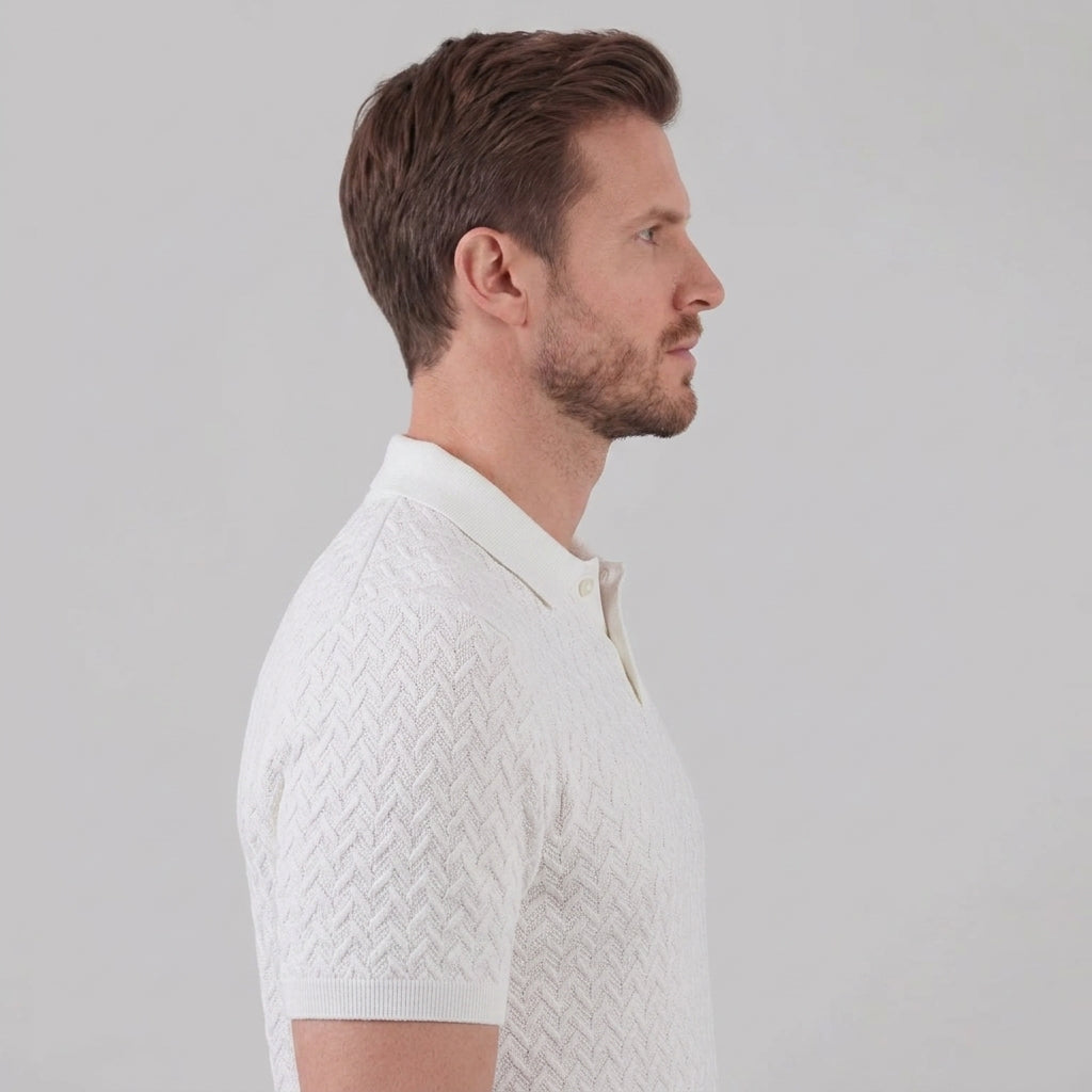 Men’s Summer Short Sleeve Solid Color Polo Shirt