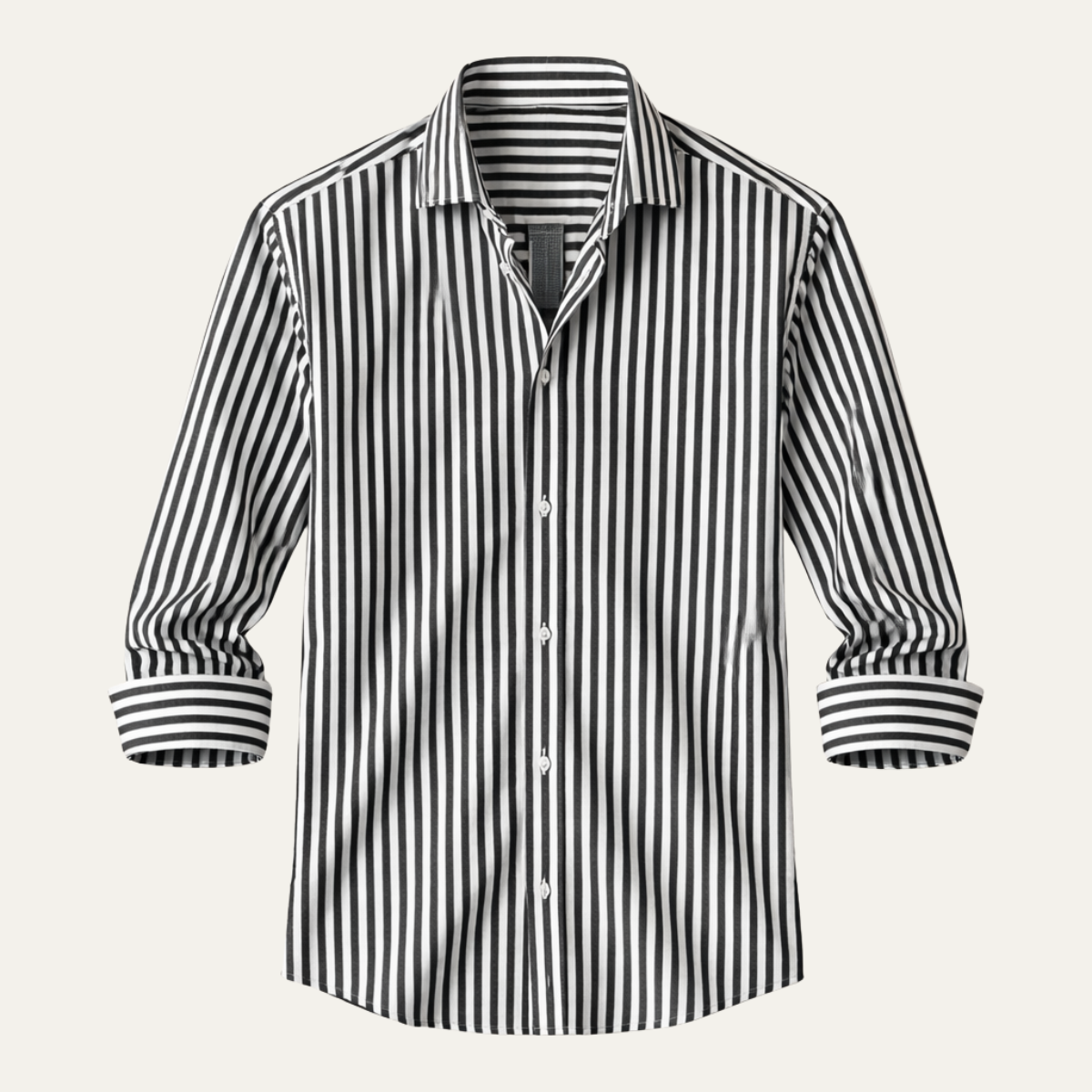 Men's Smart Fit Striped Long Sleeve Shirt