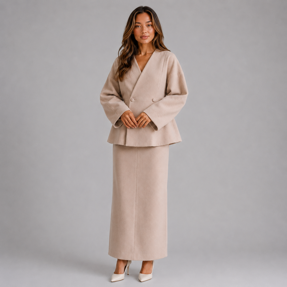 Women’s Two-Piece Skirt Suit