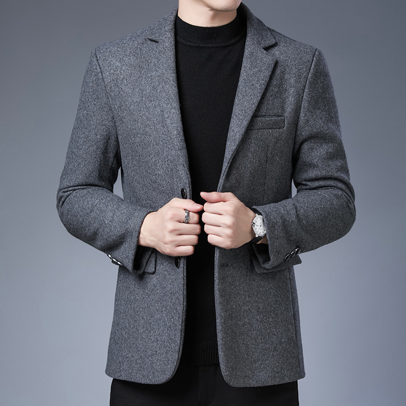 Men’s Classic Herringbone Tweed Blazer