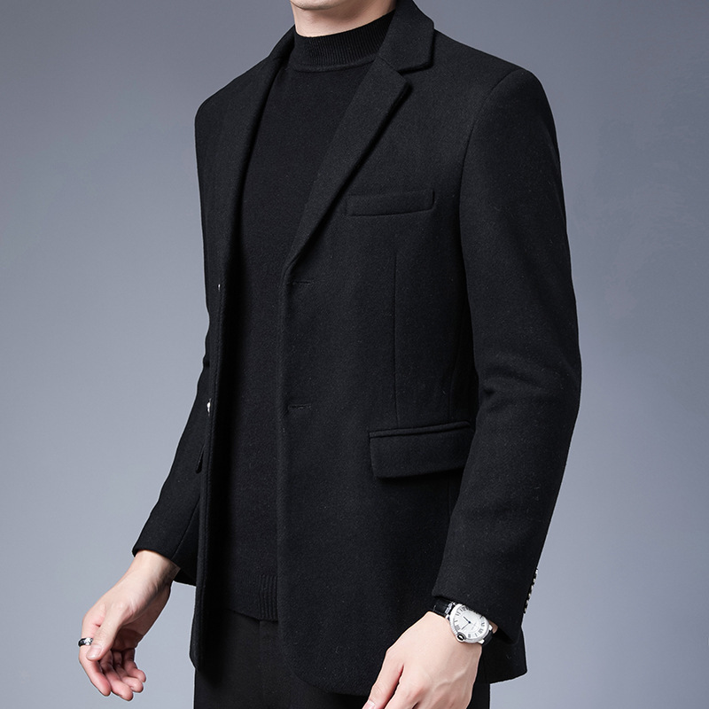 Men’s Classic Herringbone Tweed Blazer