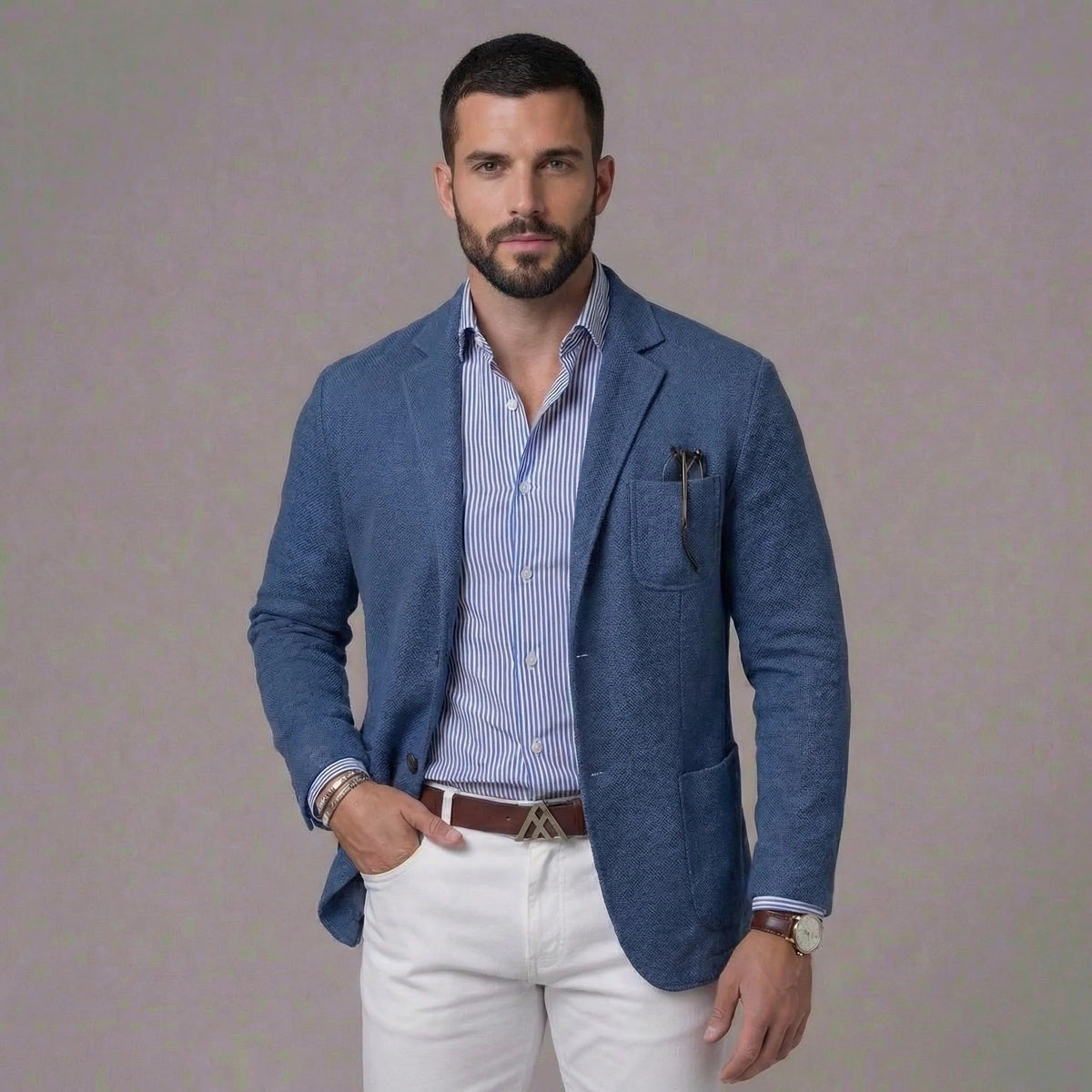 Men's Single Breasted Casual Blazer
