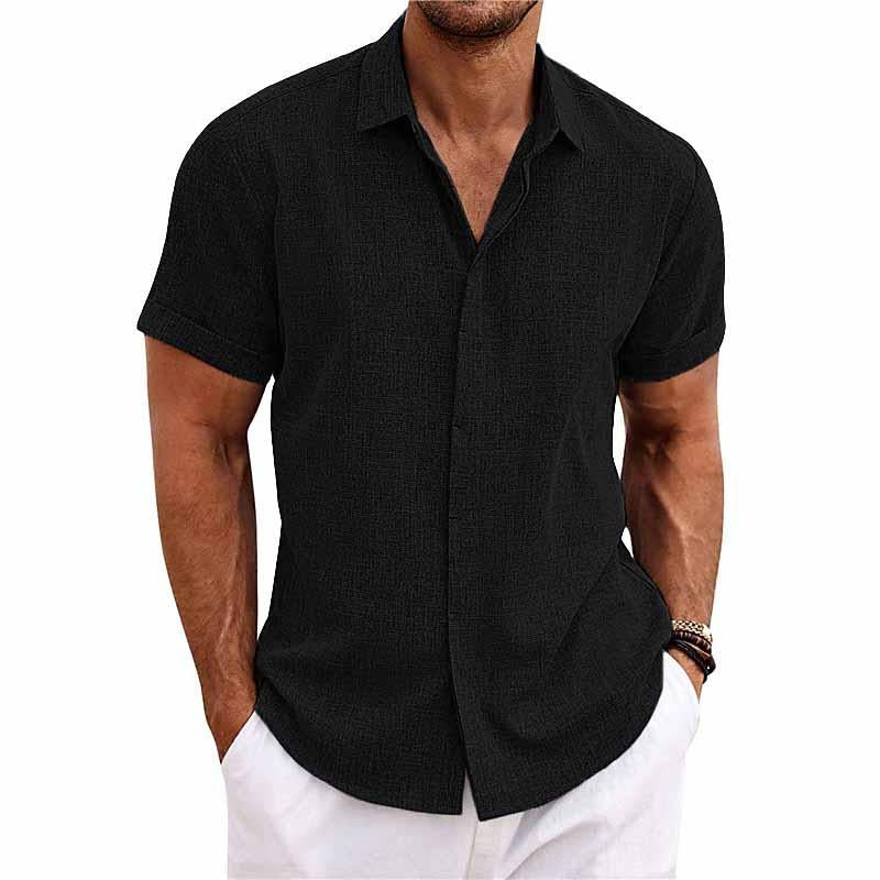 Harbor Short-Sleeve Summer Button-Front Shirt