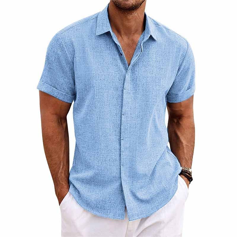 Harbor Short-Sleeve Summer Button-Front Shirt