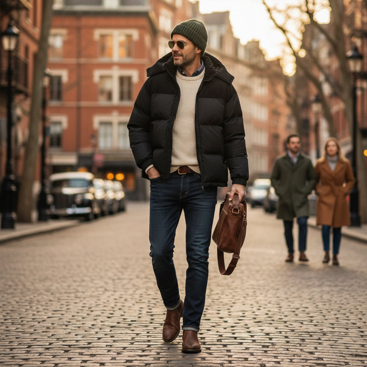 Men's Thick Winter Hooded Puffer Jacket