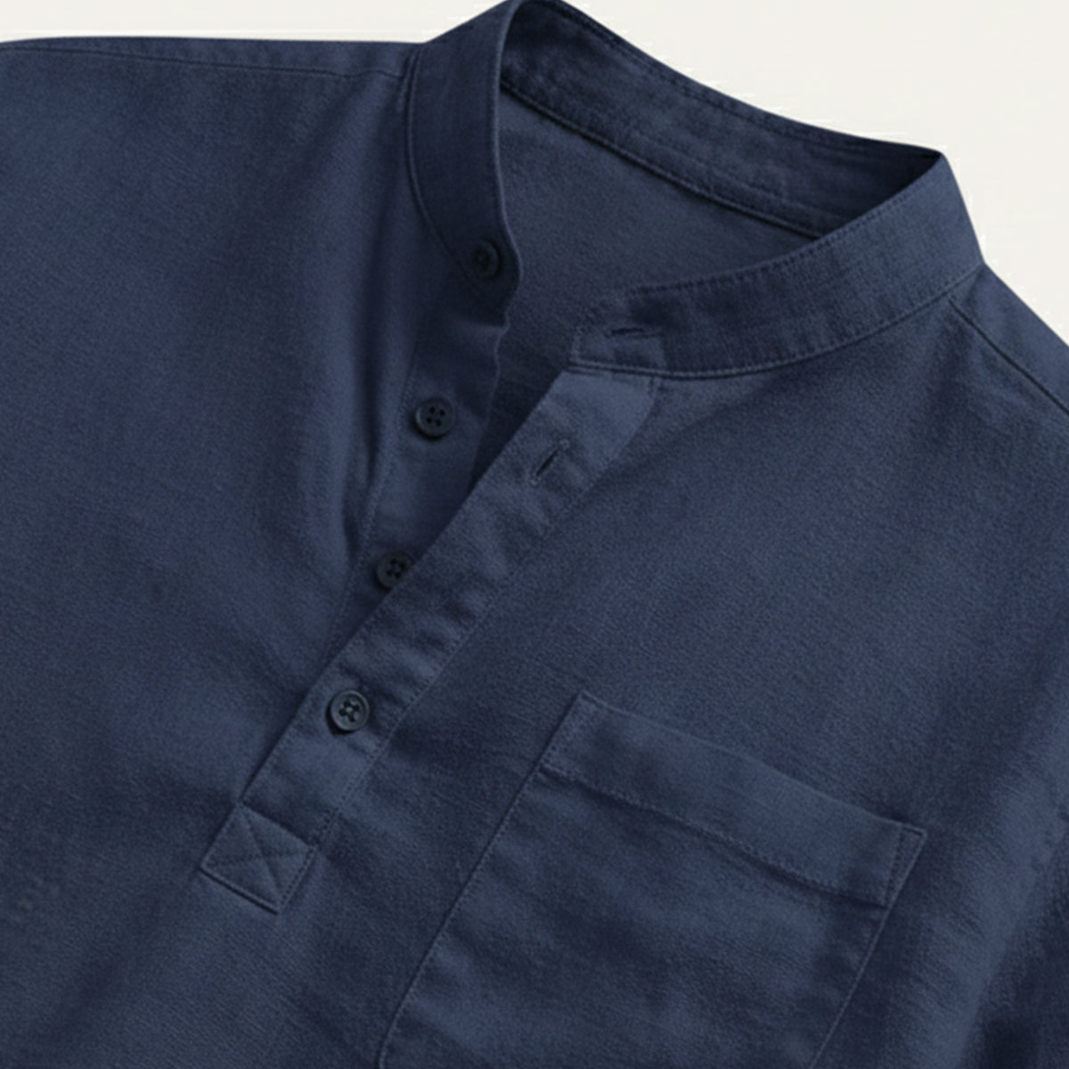 The Capri Men's Casual Henley Short Sleeve Shirt