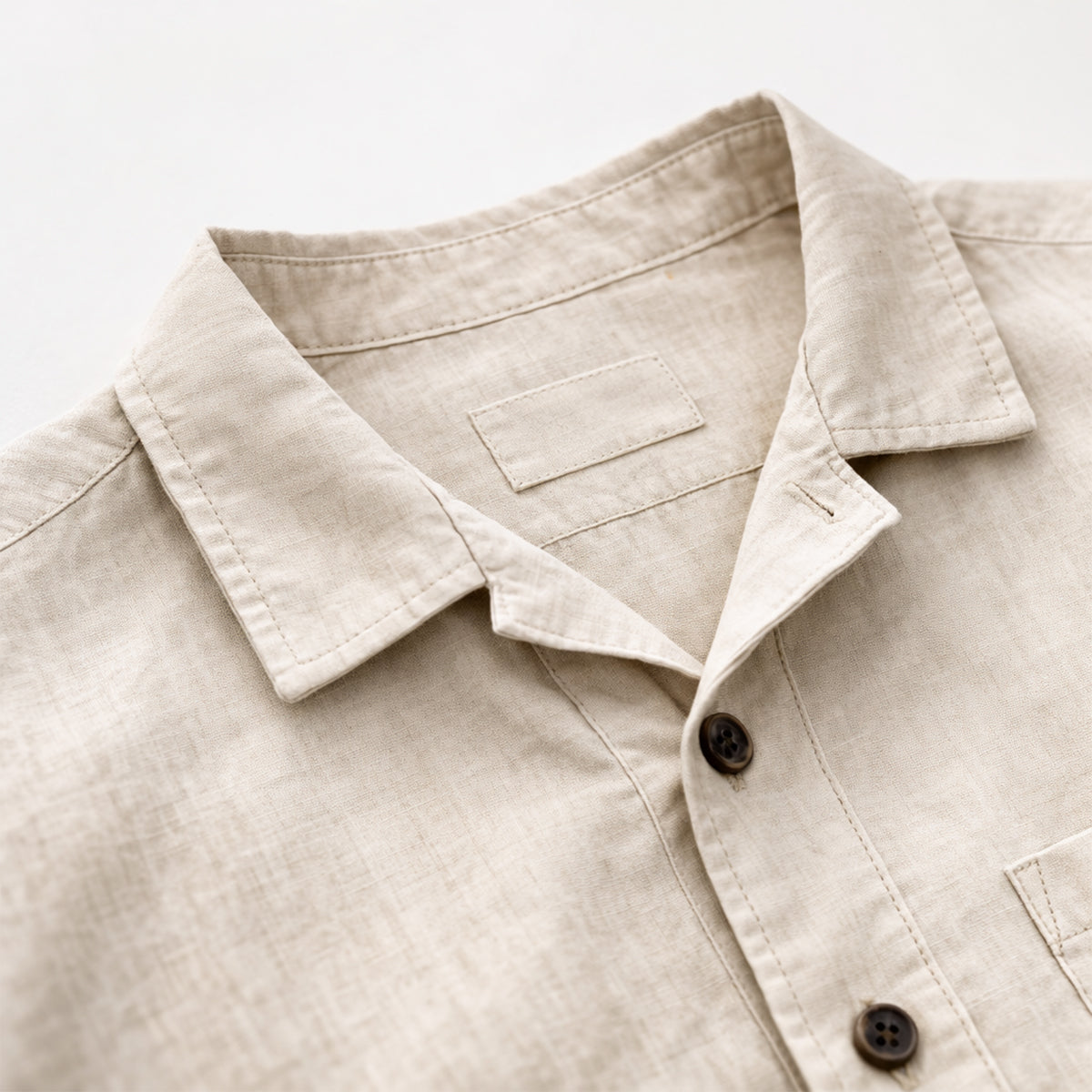 Men's Linen Camp Collar Shirt Trousers Co-ord Set Summer