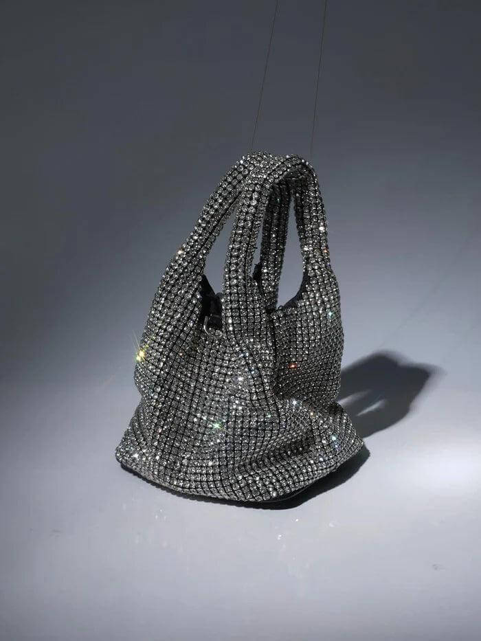 Selene - Crystal Bucket Bag - Lena Muse