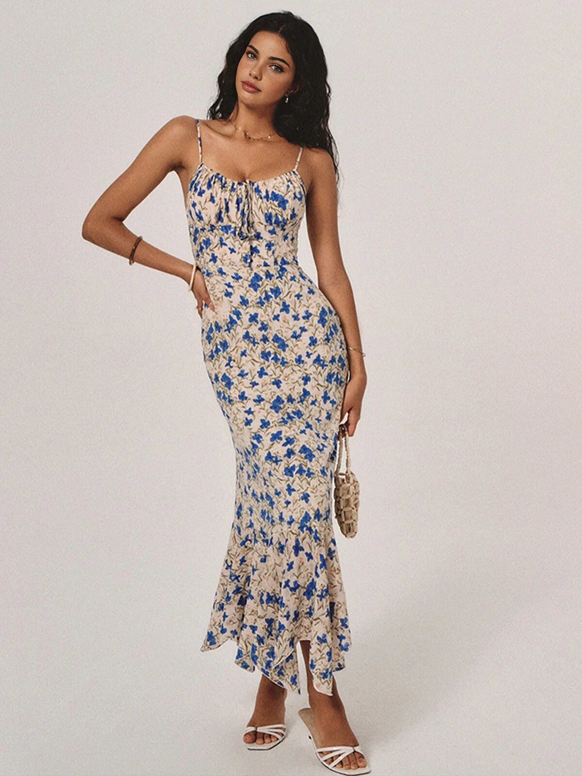 Skyla - Blooming Grace Floral Maxi Dress - Lena Muse